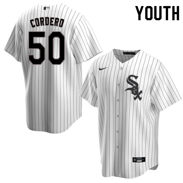 Nike Youth #50 Jimmy Cordero Chicago White Sox Baseball Jerseys Sale-Pinstripe
